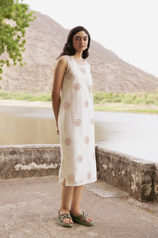 RUST BUTTER CUP DRESS