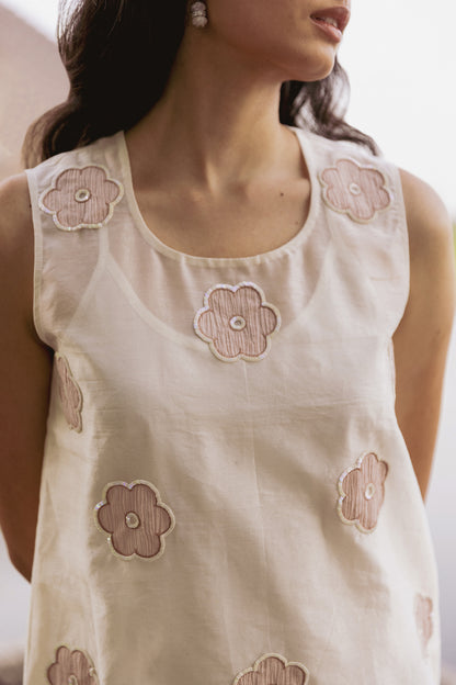 RUST BUTTER CUP DRESS