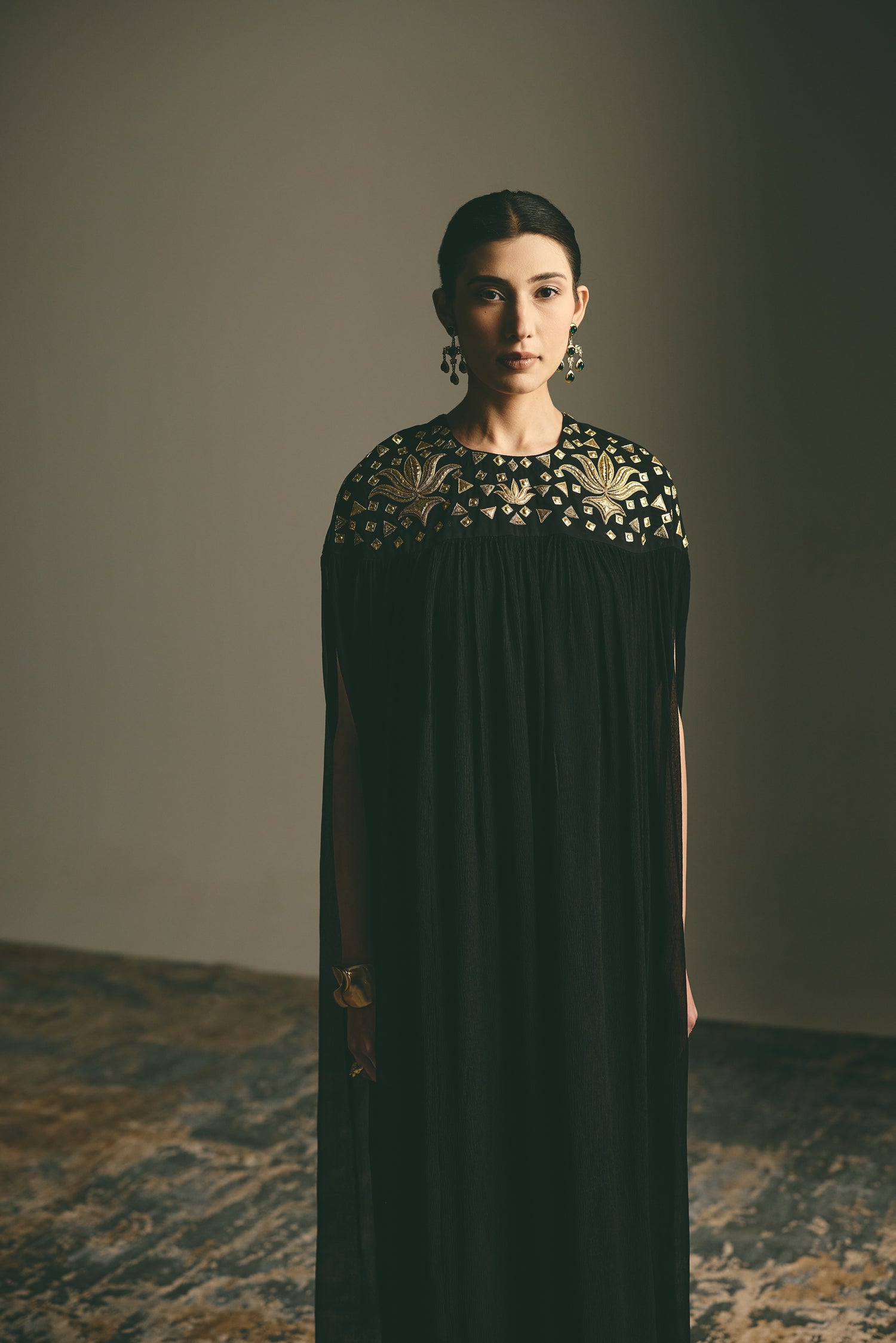 BLACK METAL GOWN