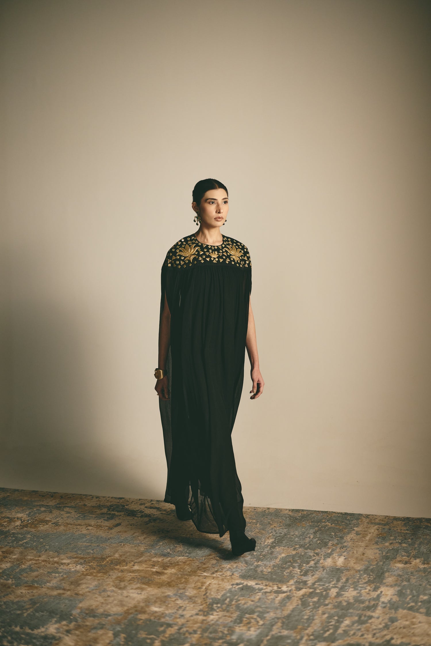 BLACK METAL GOWN