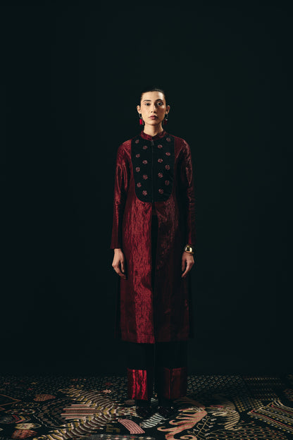 ROUGE LONG TUNIC SET