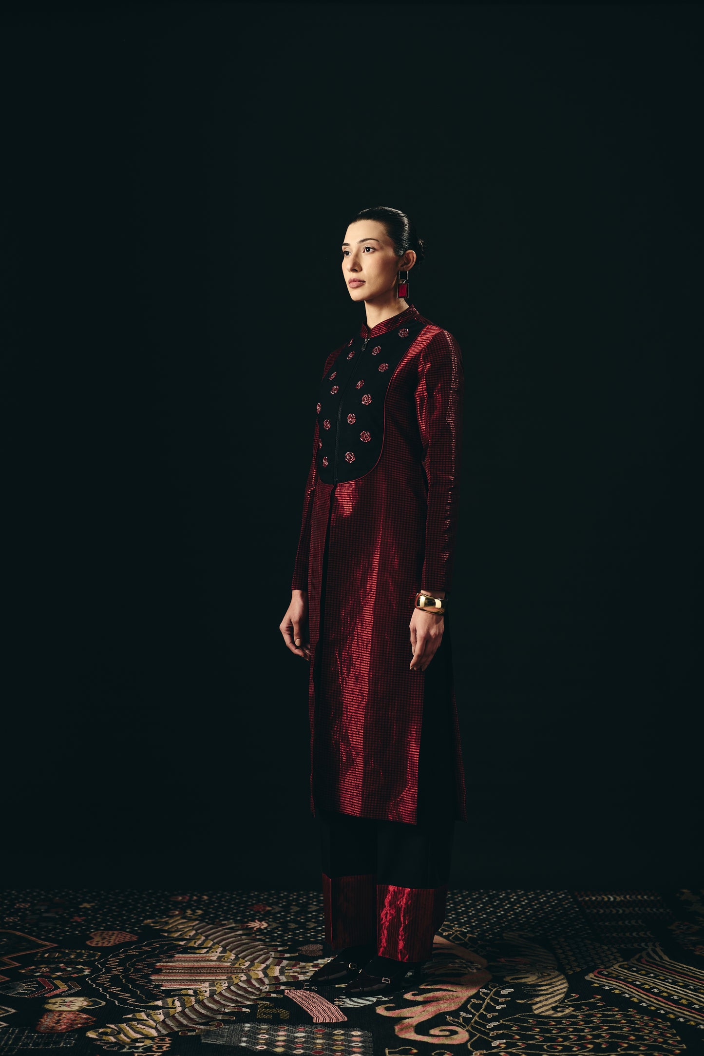 ROUGE LONG TUNIC SET