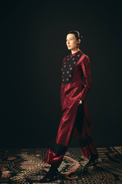 ROUGE LONG TUNIC SET