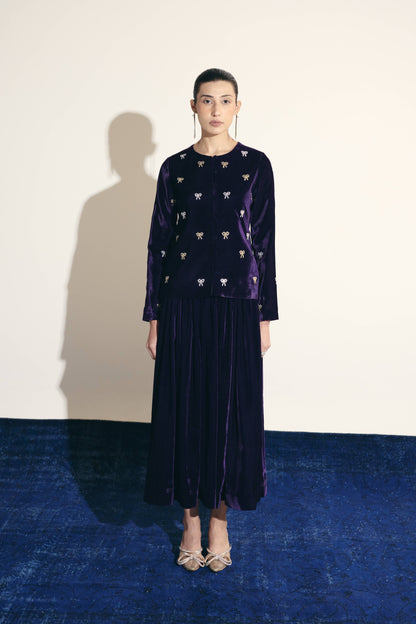 IMPERIAL VIOLET BOW SET