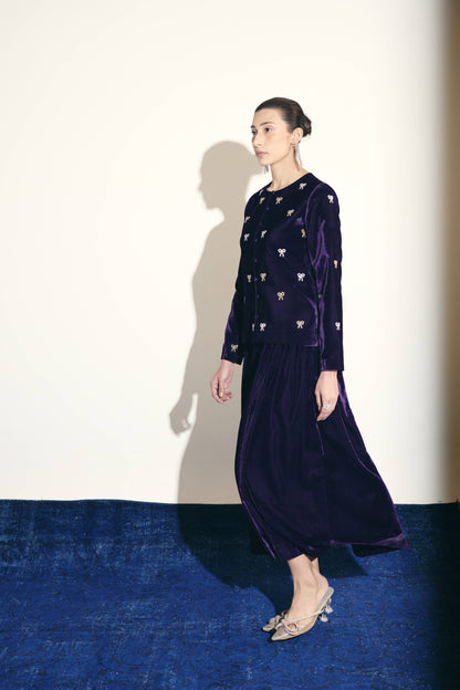 IMPERIAL VIOLET BOW SET