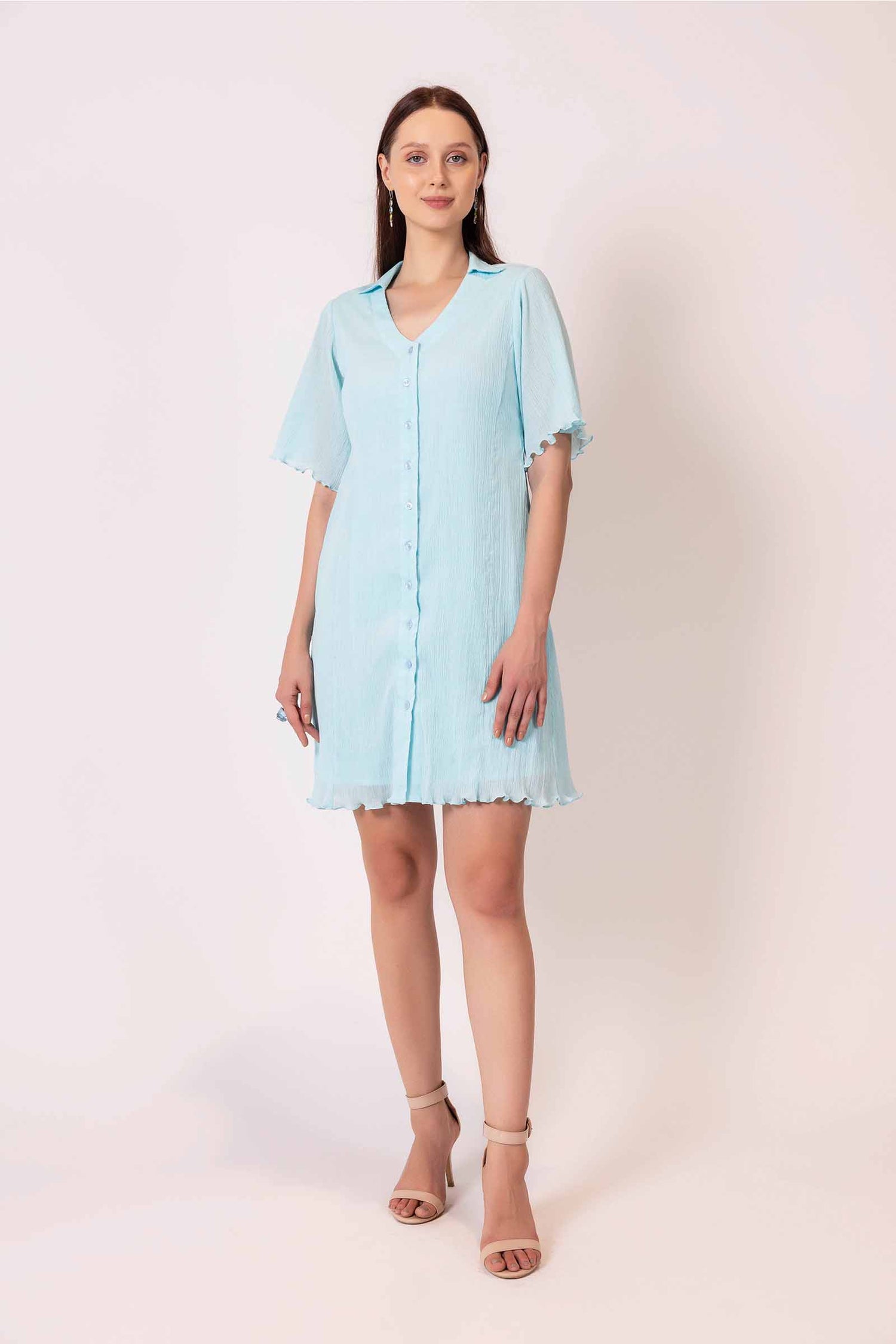 IRIS BLUE CLASSIC DRESS