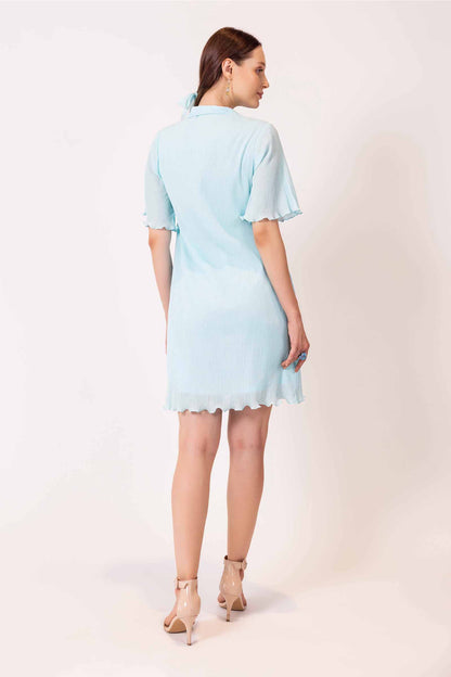 IRIS BLUE CLASSIC DRESS
