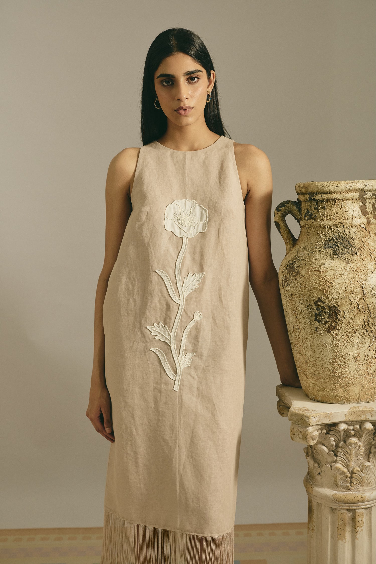DESERT FRINGE DRESS