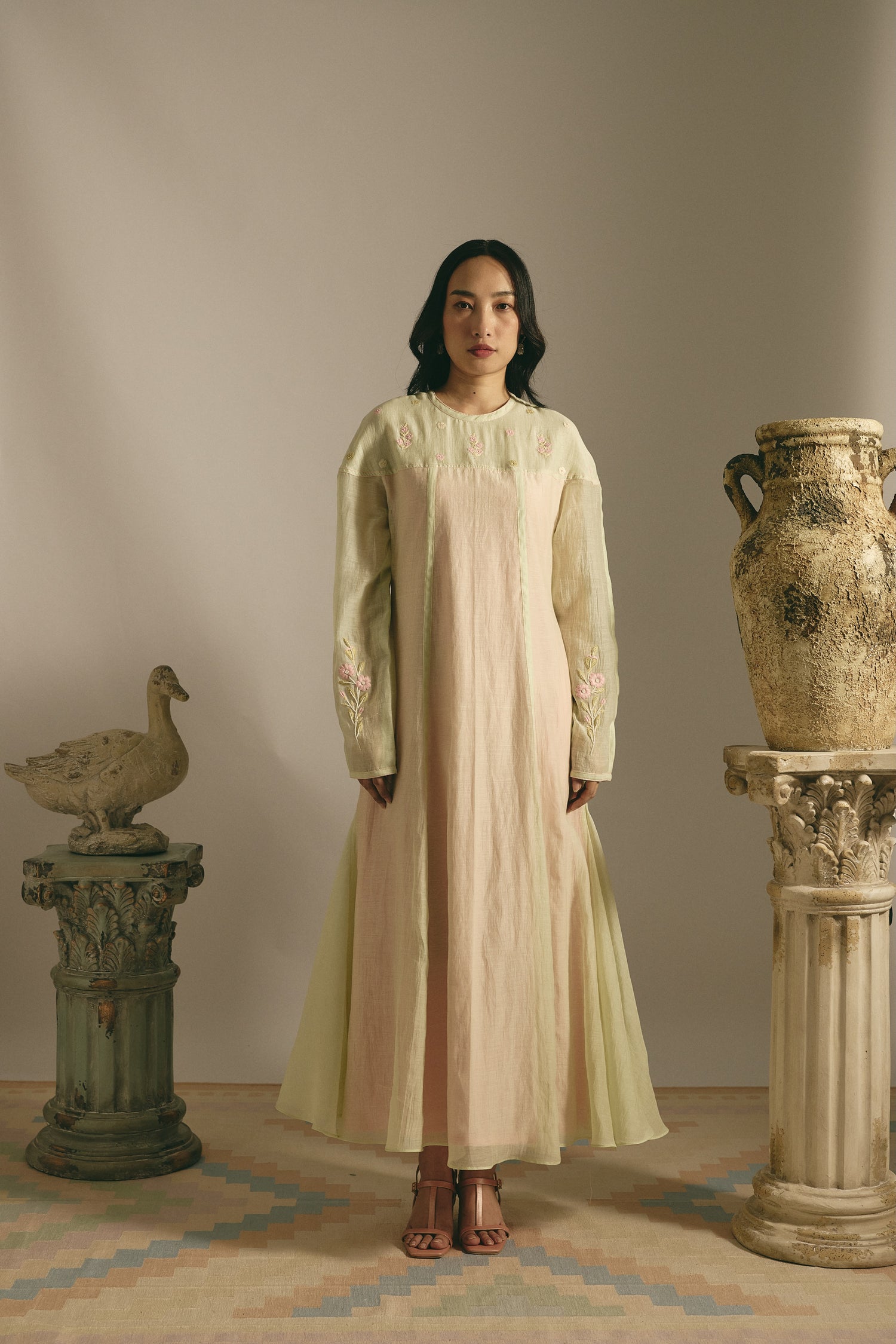 PISTACHIO BLOOM DRESS